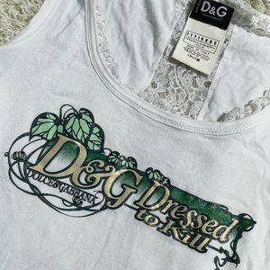 Dolce and Gabbana Dressed to Kill Lace Tank top